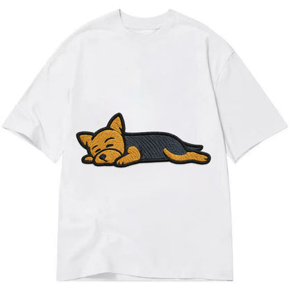 Yorkshire Terrier - Blue and tan fully r Classic T-shirt - White