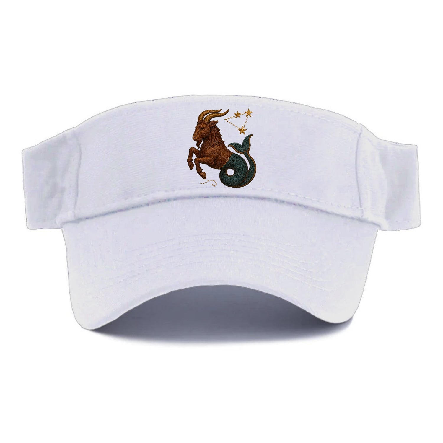 Capricorn Goat  - Visor - White