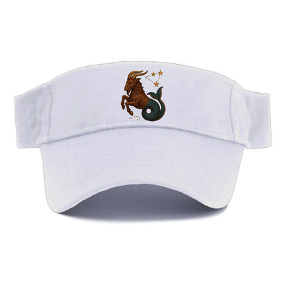 Capricorn Goat  - Visor - White
