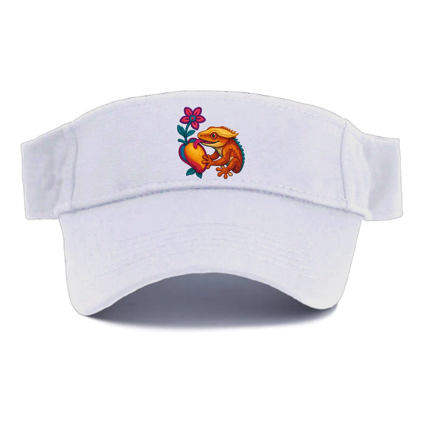 Crested Gecko - Visor - White