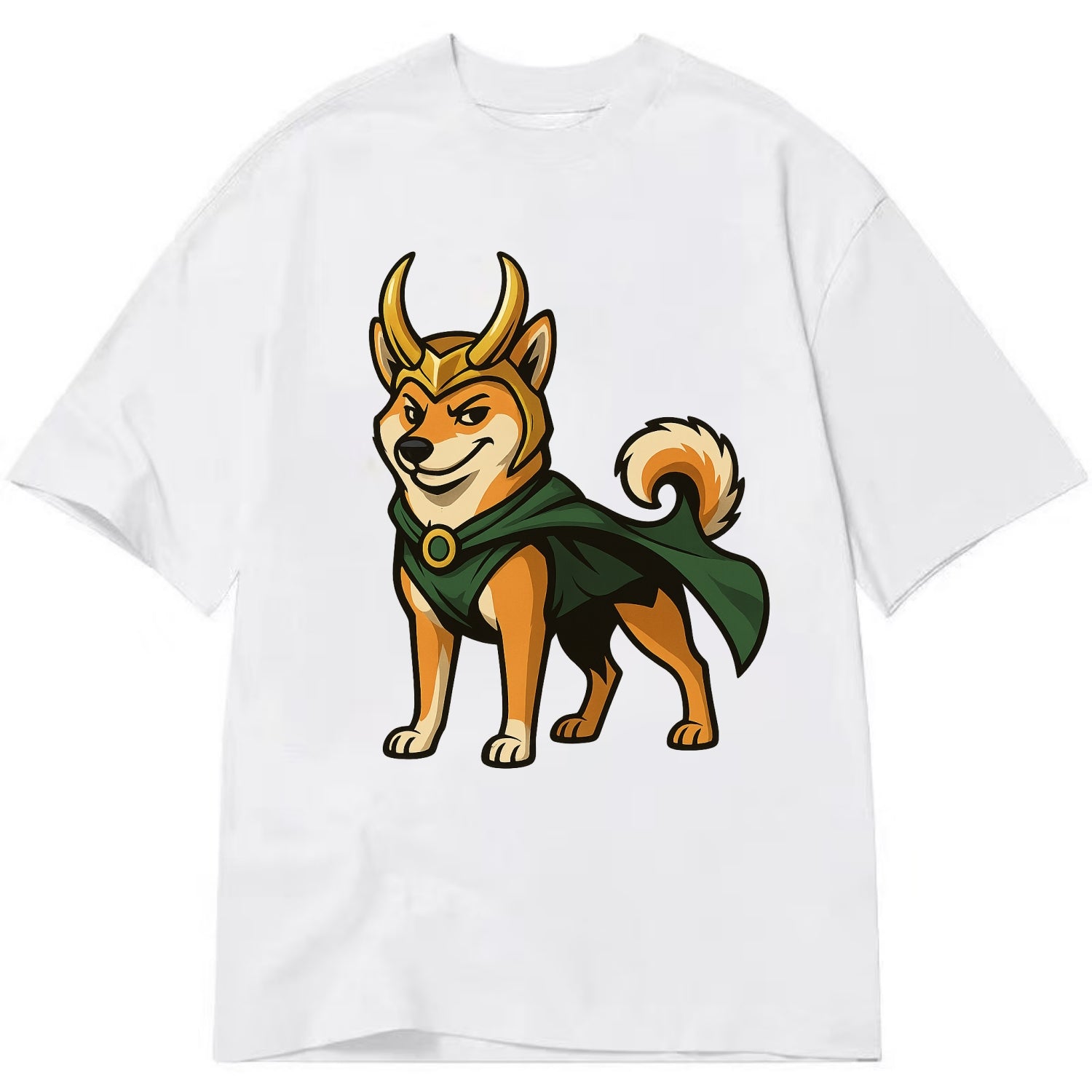 Shiba Inu Loki  - Classic T-shirt - White