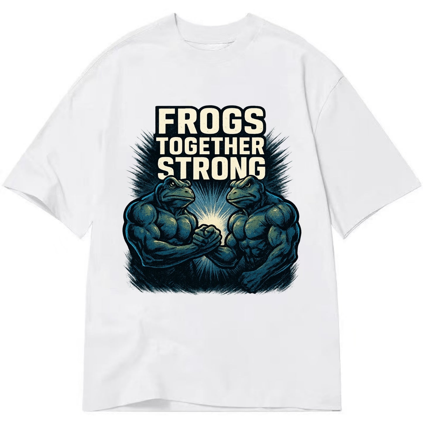 Frogs Together Strong 4 - Classic T-shirt - White