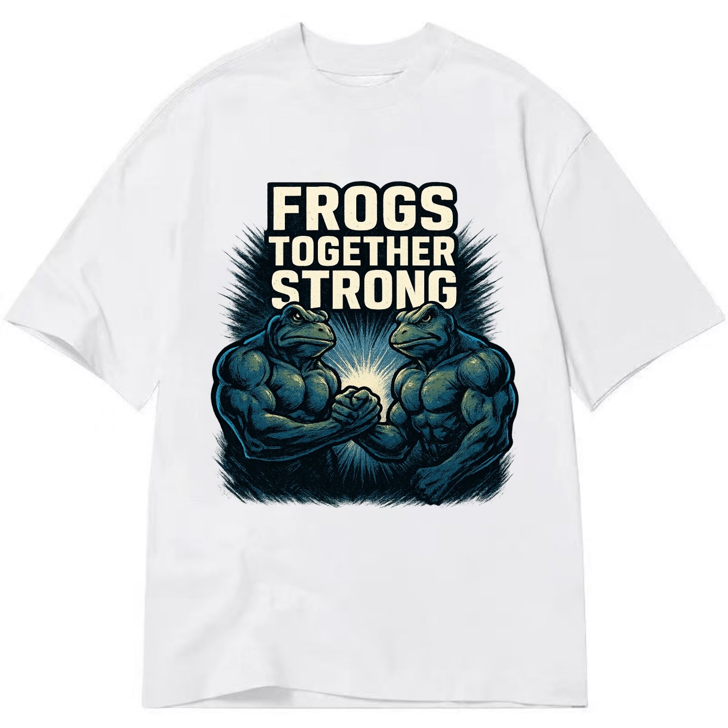 Frogs Together Strong 4 - Classic T-shirt - White