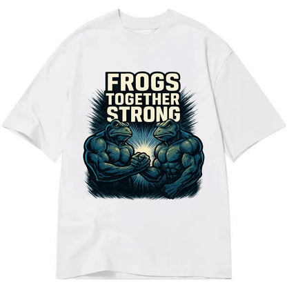 Frogs Together Strong 4 - Classic T-shirt - White