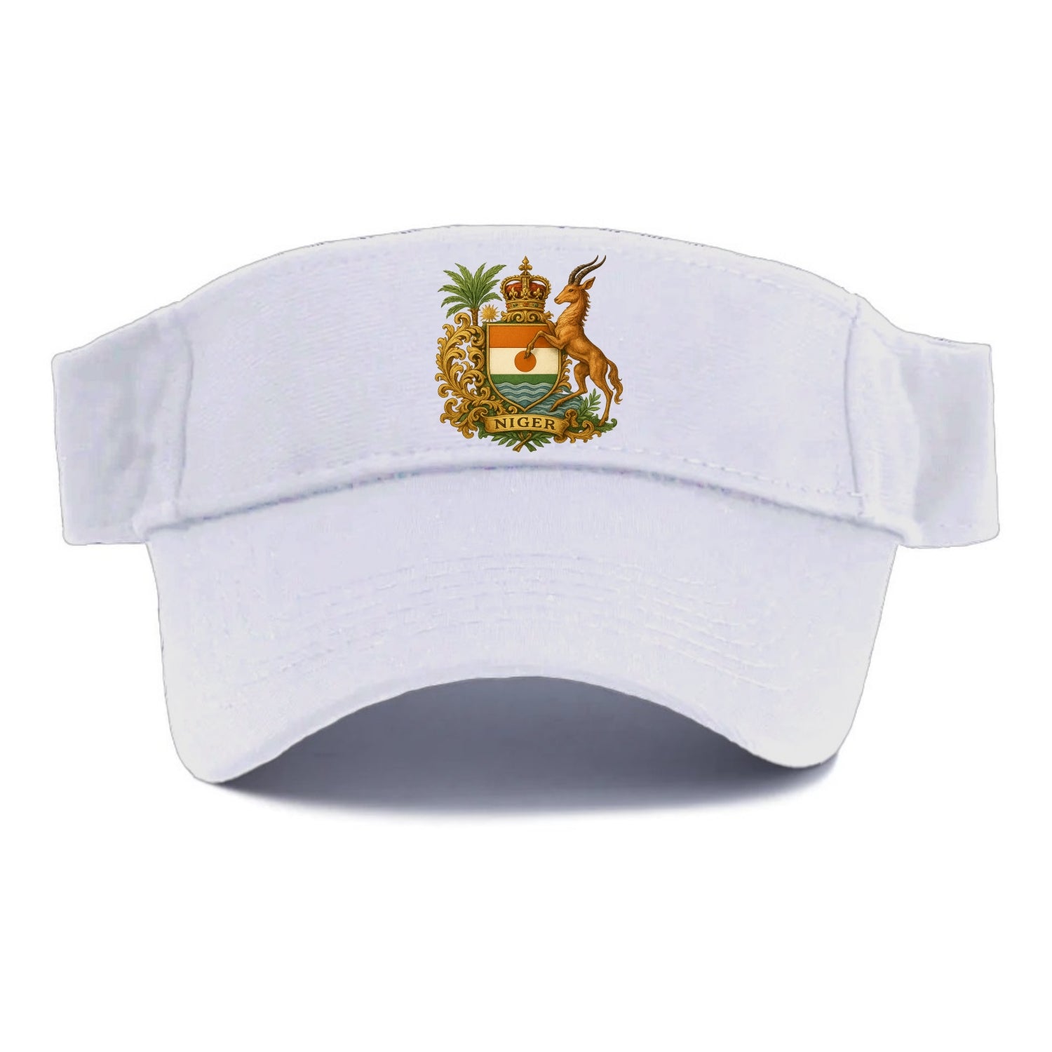 Niger Heritage Badge  - Visor - White