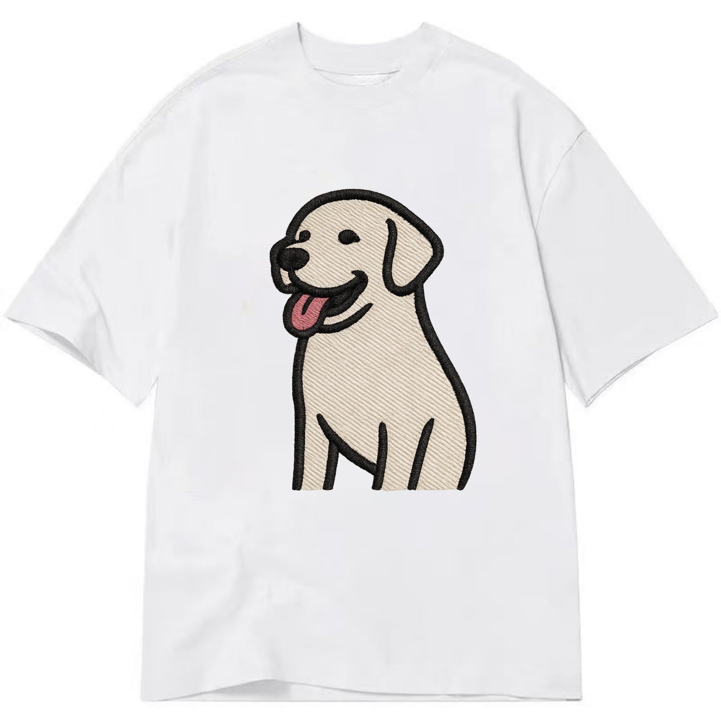 Labrador - Happy panting expression - Cl Classic T-shirt - White