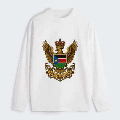 South Sudan Royal Logo - Classic Long Sleeve Shirt - White