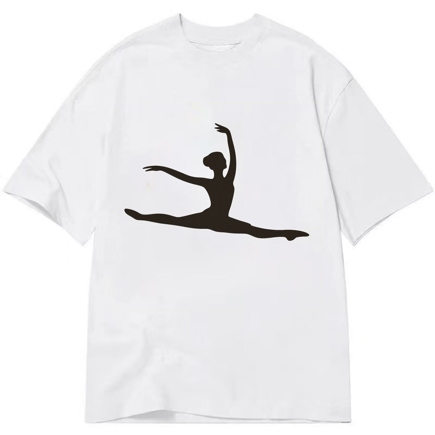 Ballet dancer in grand jete leap - Classic T-shirt - White