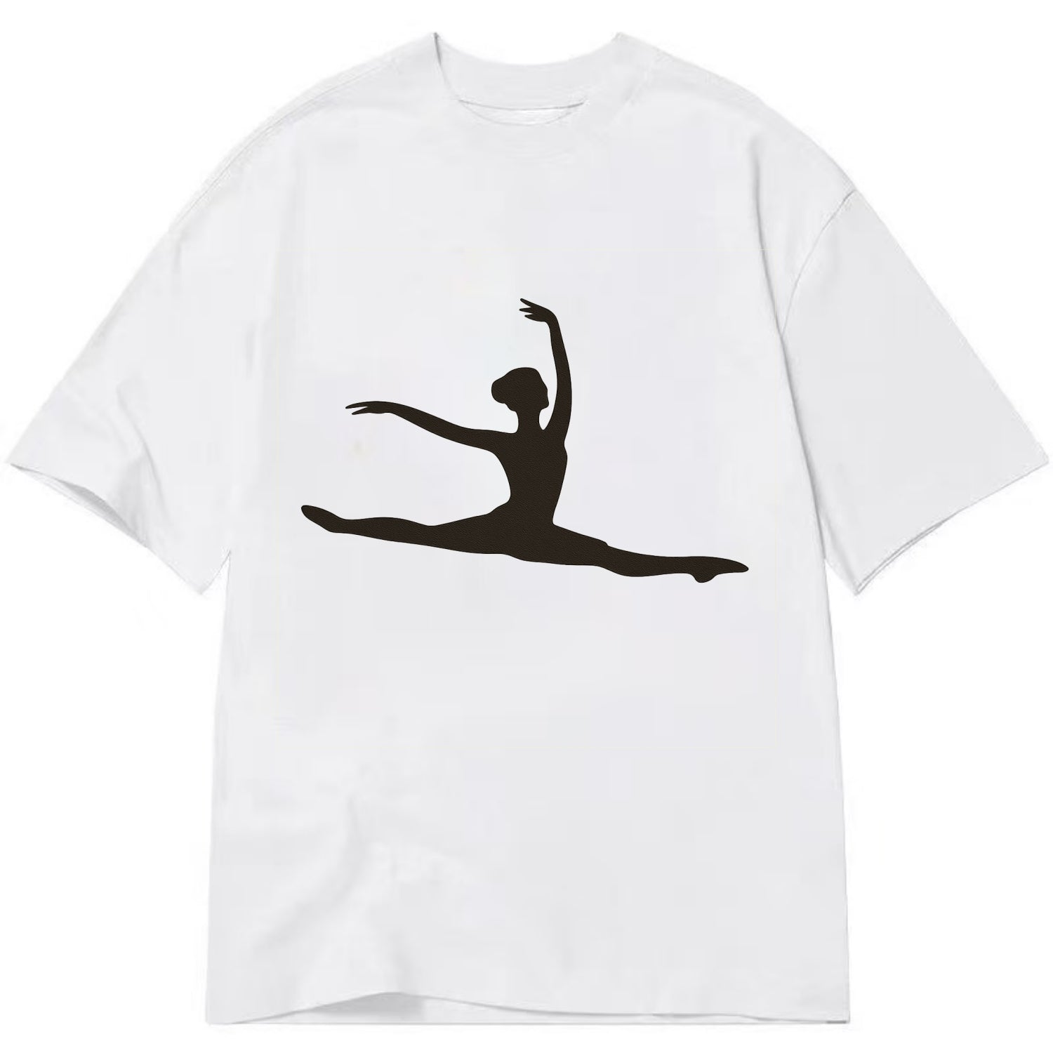 Ballet dancer in grand jete leap - Classic T-shirt - White