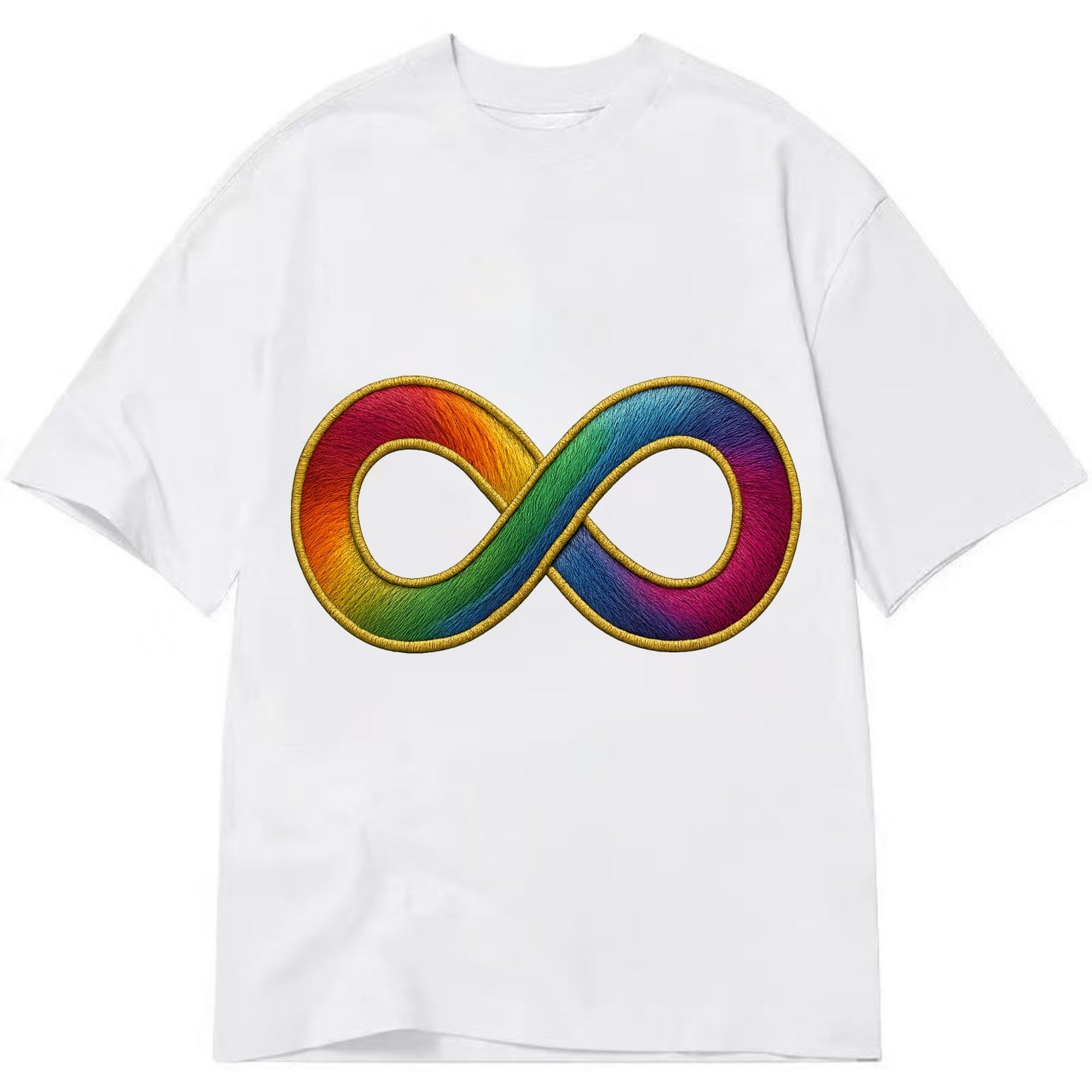 Infinity Symbol  - Classic T-shirt - White