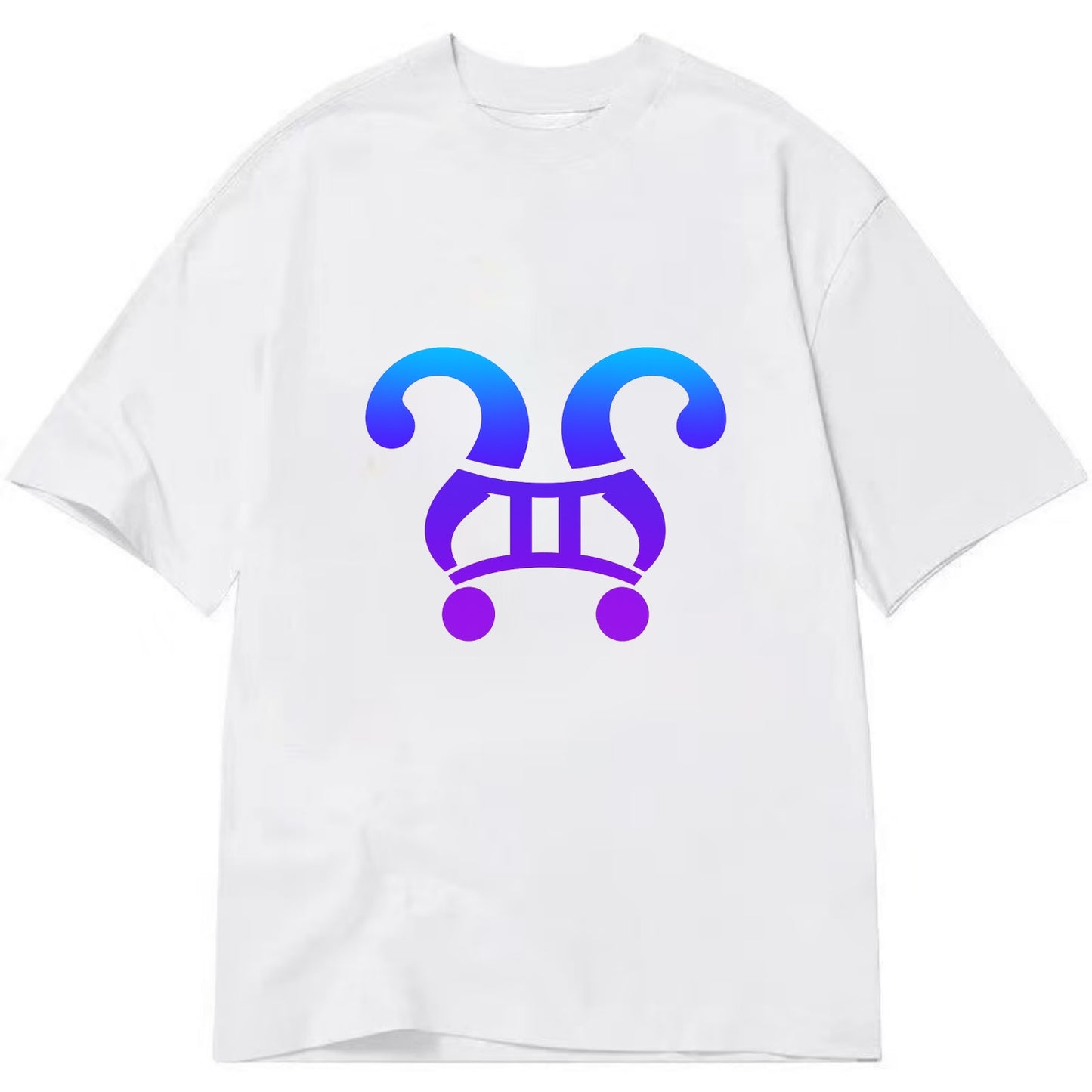 CURIOUS TWINS | Twin question marks | Endless curiosity | Seeking answers | - Classic T-shirt - White