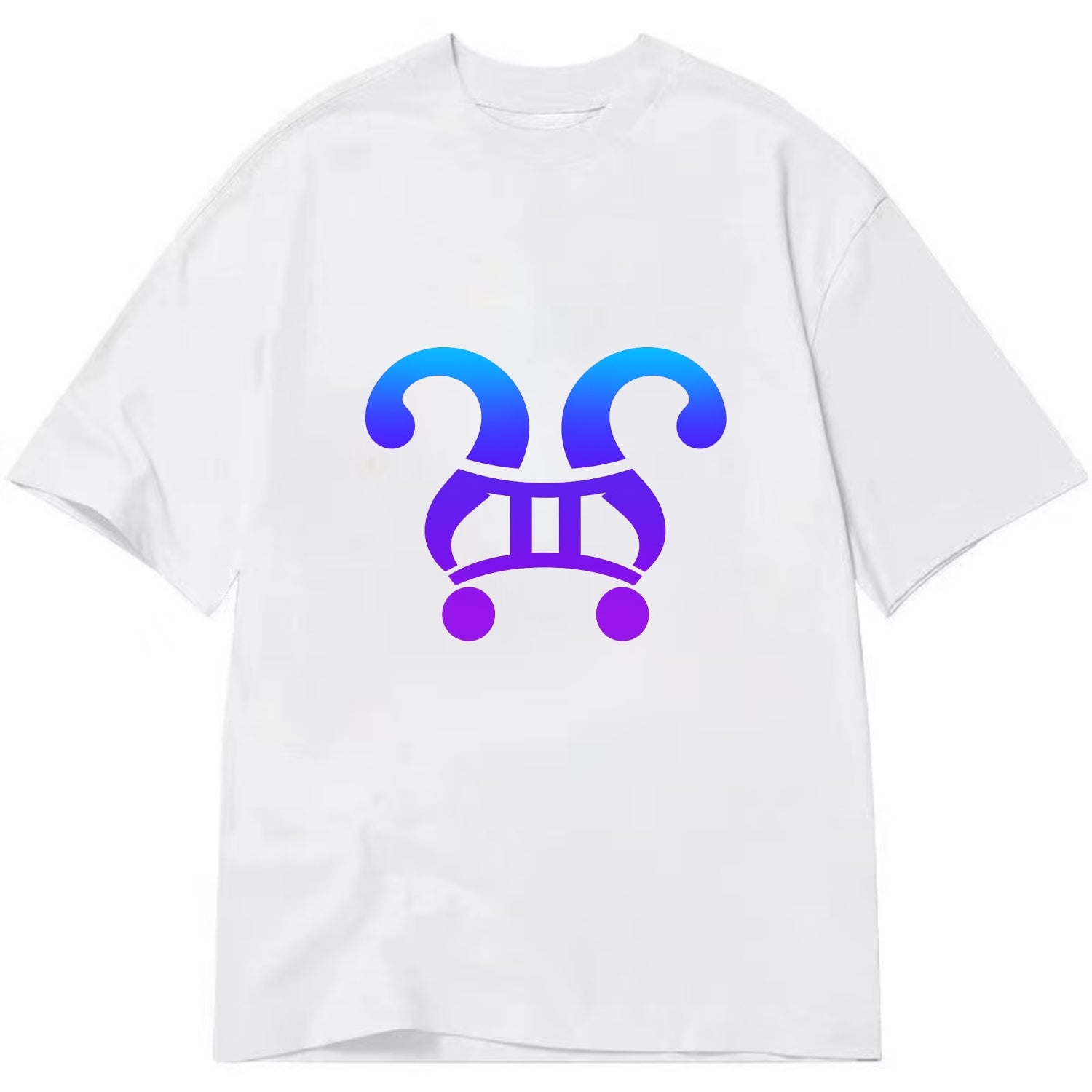 CURIOUS TWINS | Twin question marks | Endless curiosity | Seeking answers | - Classic T-shirt - White