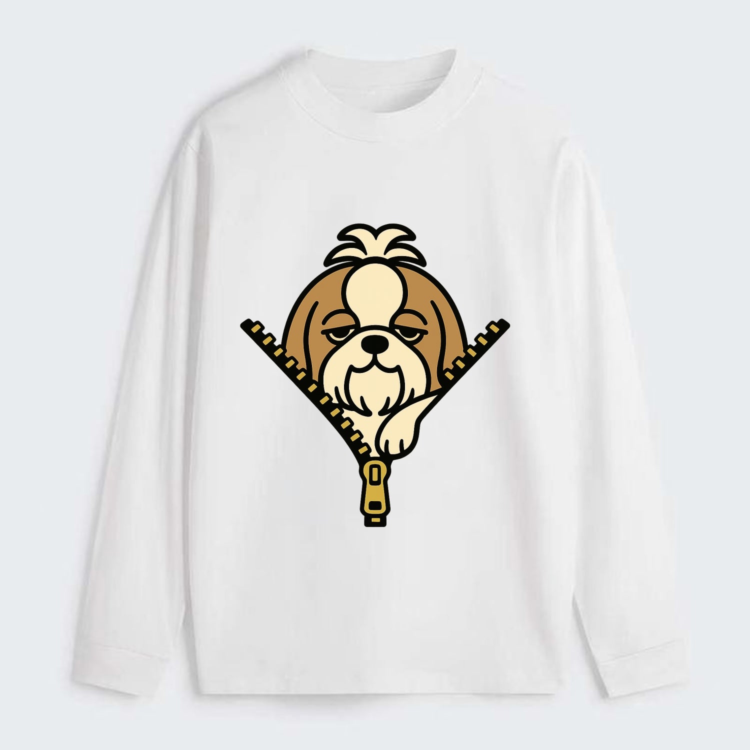 Shih Tzu - Classic Long Sleeve Shirt - White