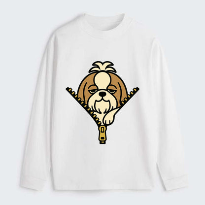 Shih Tzu - Classic Long Sleeve Shirt - White