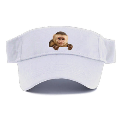 Capuchin Monkey  - Visor - White