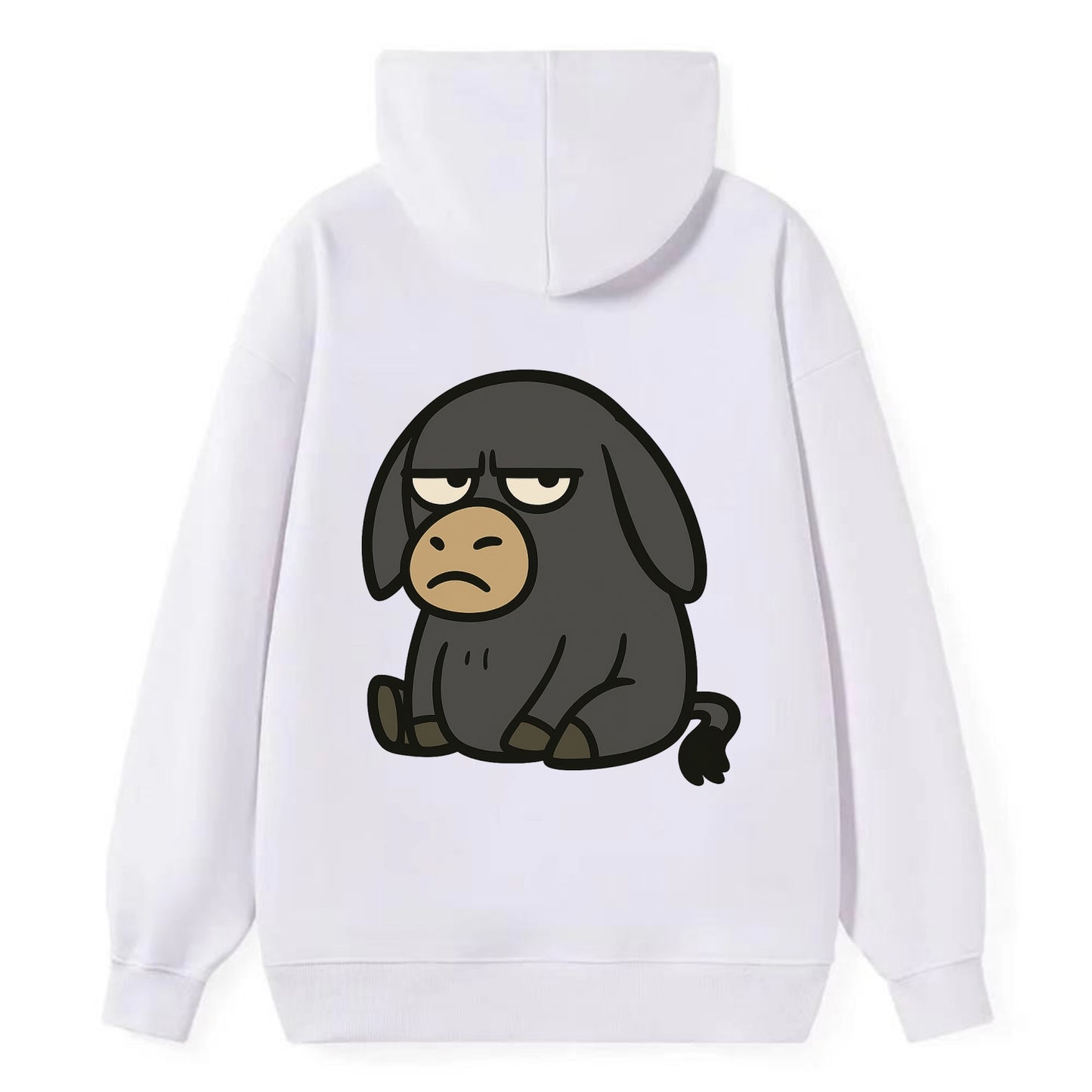 The Donky Judging Silently - Classic Pullover Hoodie - White