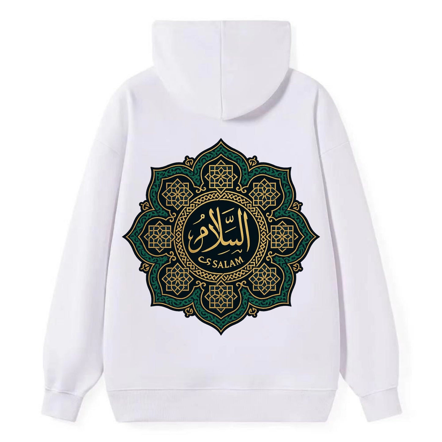 As-Salam Mandala - Classic Pullover Hoodie - White