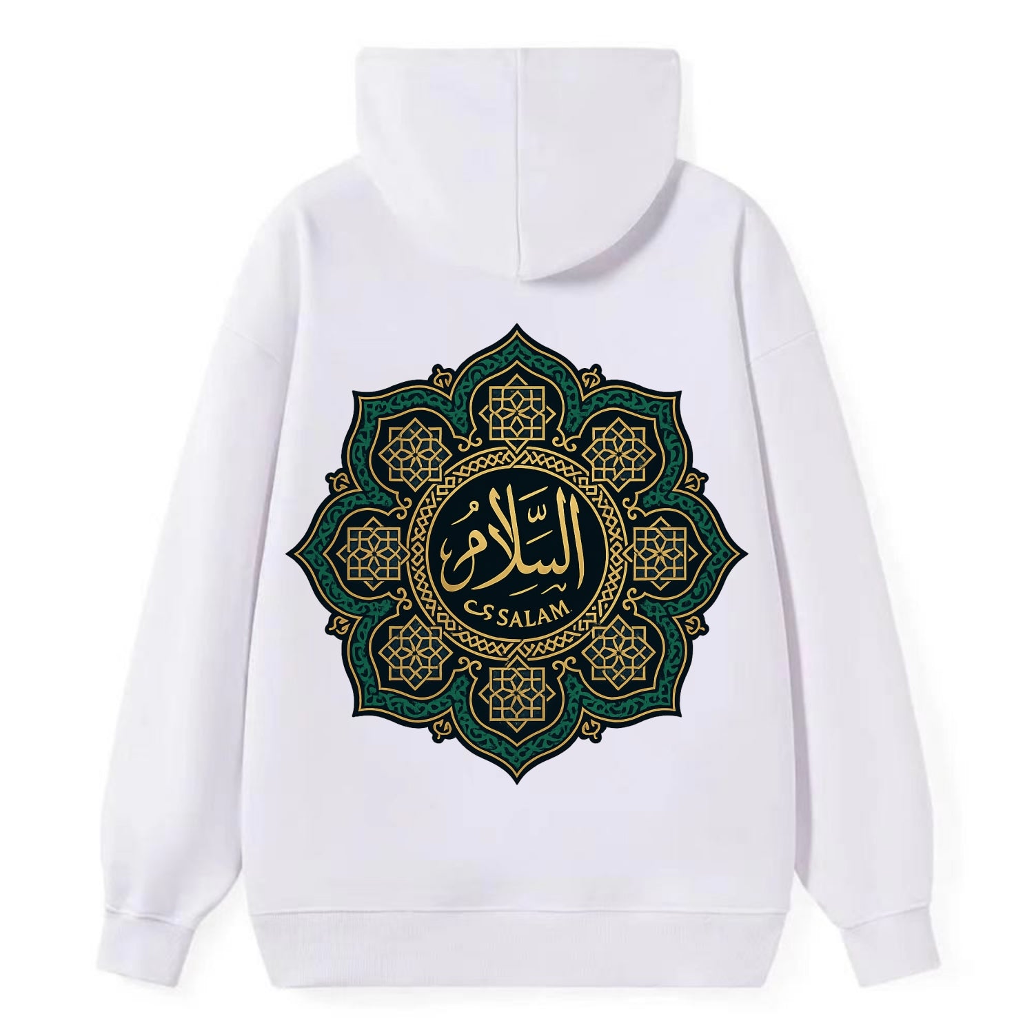 As-Salam Mandala - Classic Pullover Hoodie - White