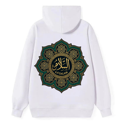 As-Salam Mandala - Classic Pullover Hoodie - White