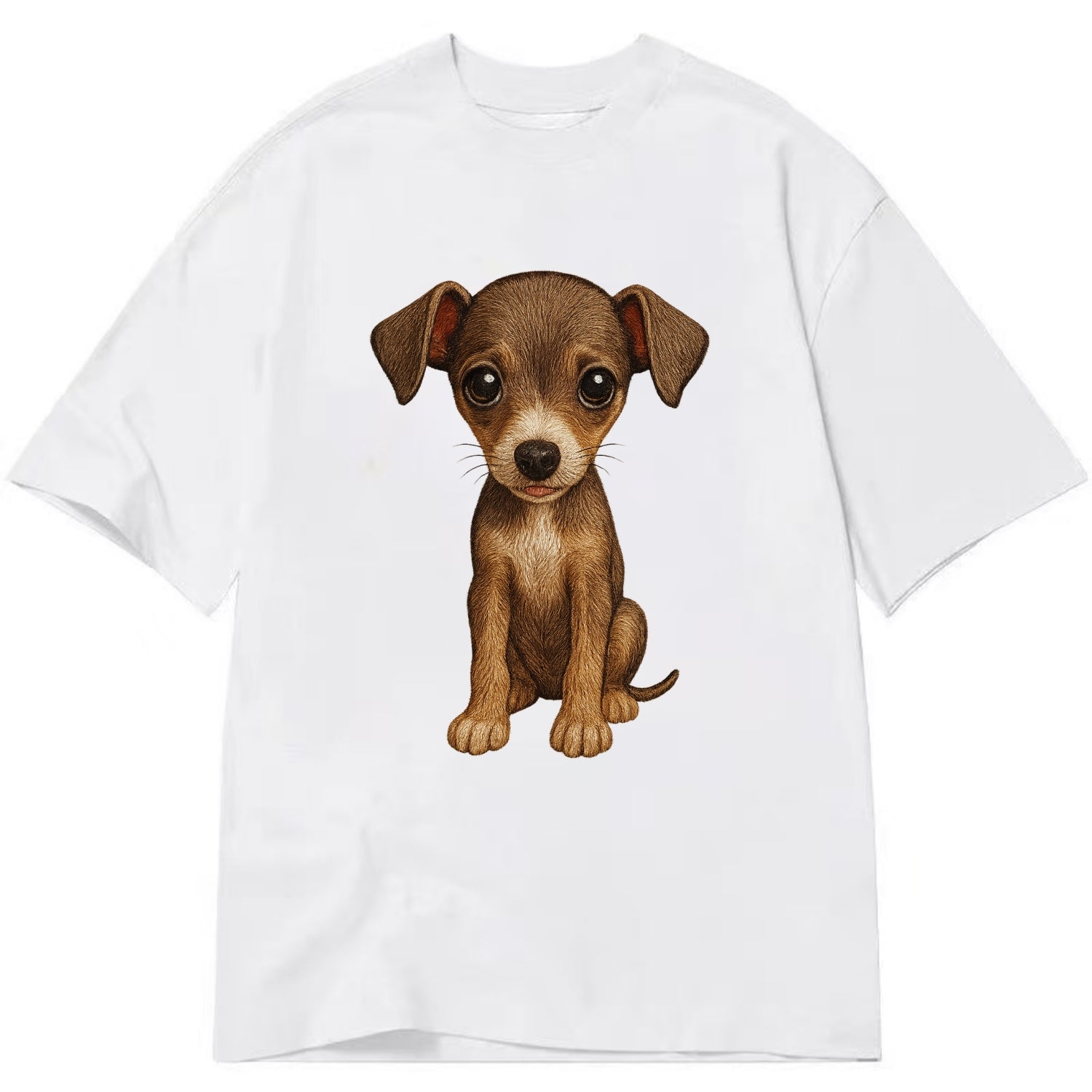 Baby Italian Greyhound Puppy - sleek tiny body, long legs, gentle eyes, - Classic T-shirt - White