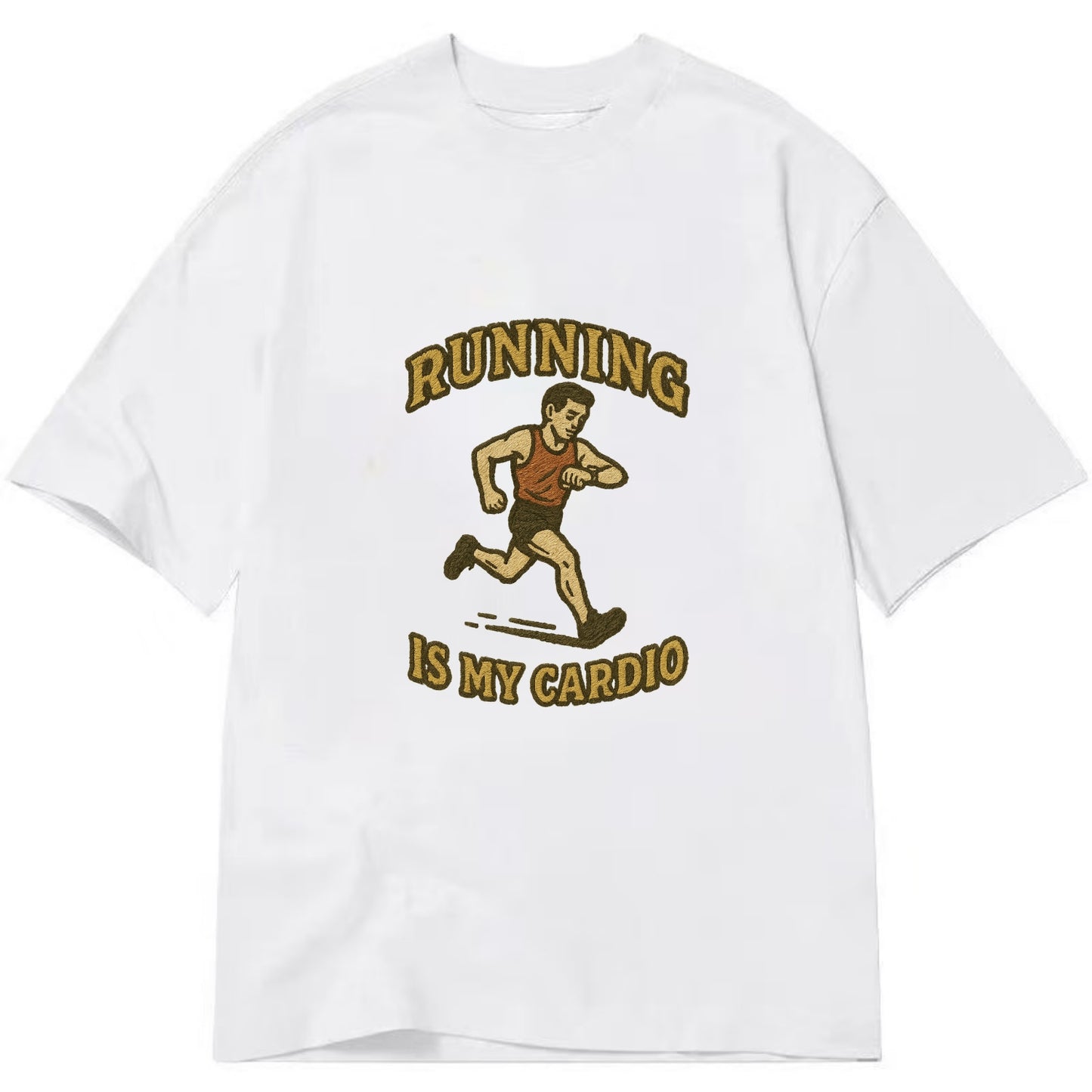 Running Late Is My Cardio  - Classic T-shirt - White