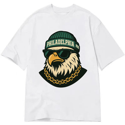 "eagle" "philadelphia" "phi" "green" "us East" - Classic T-shirt - White
