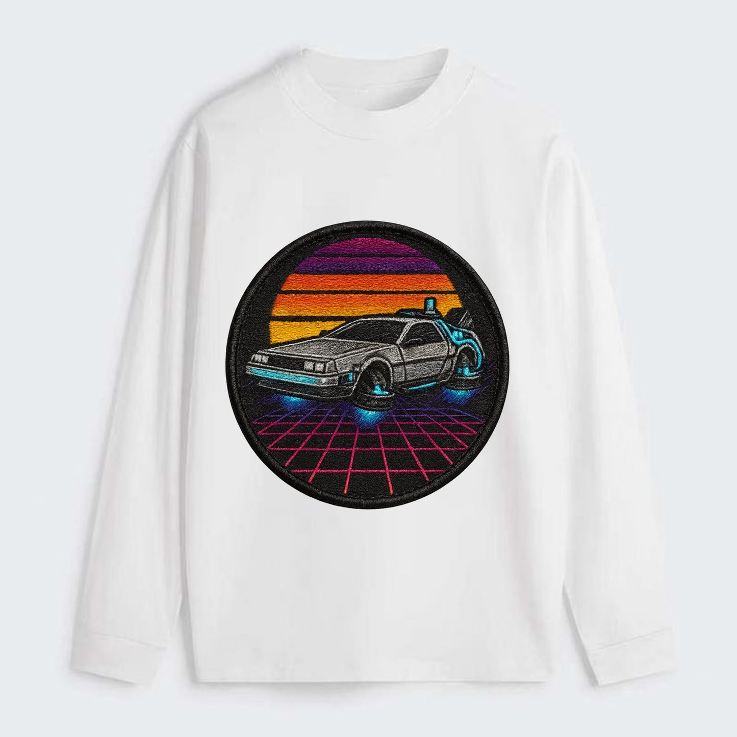 Retro Future - Classic Long Sleeve Shirt - White