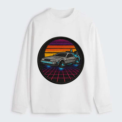 Retro Future - Classic Long Sleeve Shirt - White