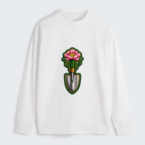 GARDENING TROWEL FLOWER - garden tool with - Classic Long Sleeve Shirt