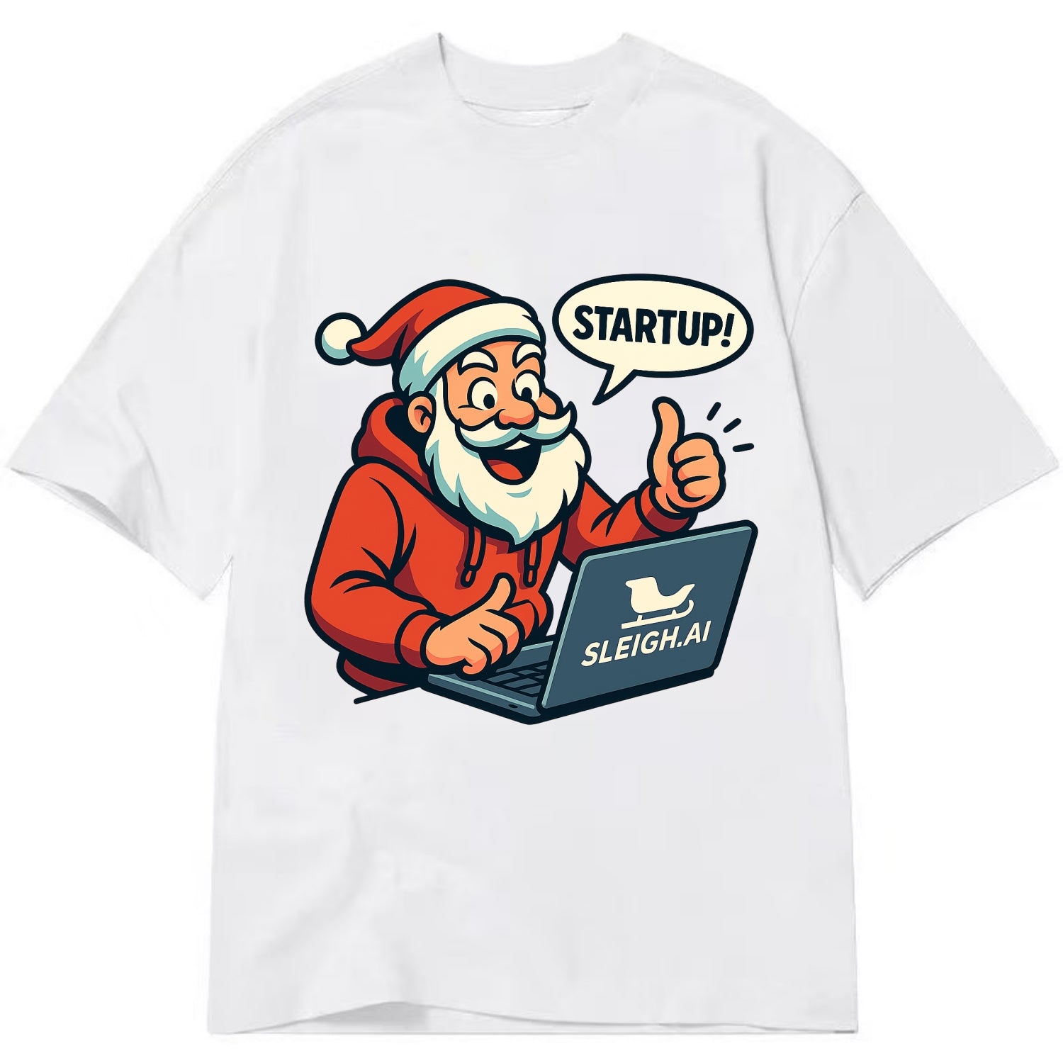 Santa Tech Startup CEO - Classic T-shirt - White