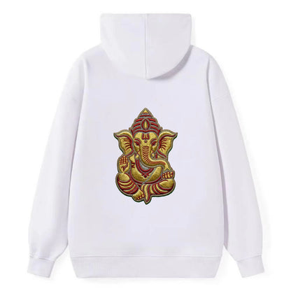 Ganesh - Classic Pullover Hoodie - White