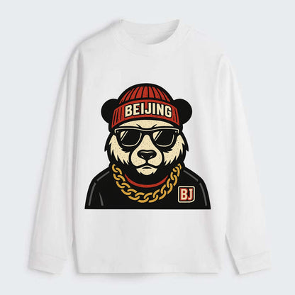 Beijing Panda - Classic Long Sleeve Shirt - White