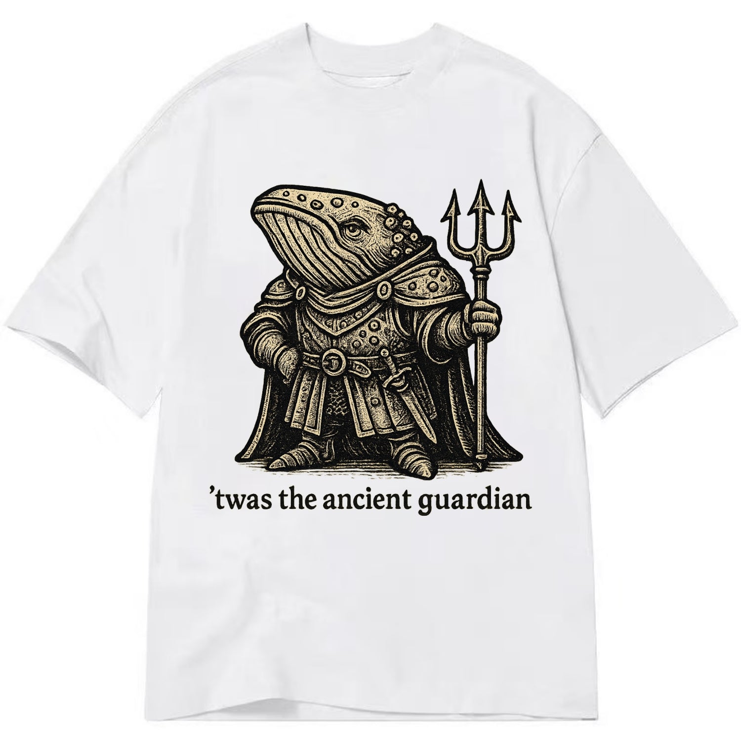 Whale Ancient Guardian  - Classic T-shirt - White