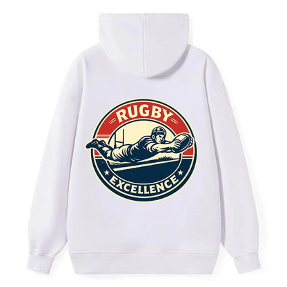 Epic Try Dive Emblem - Classic Pullover Hoodie - White