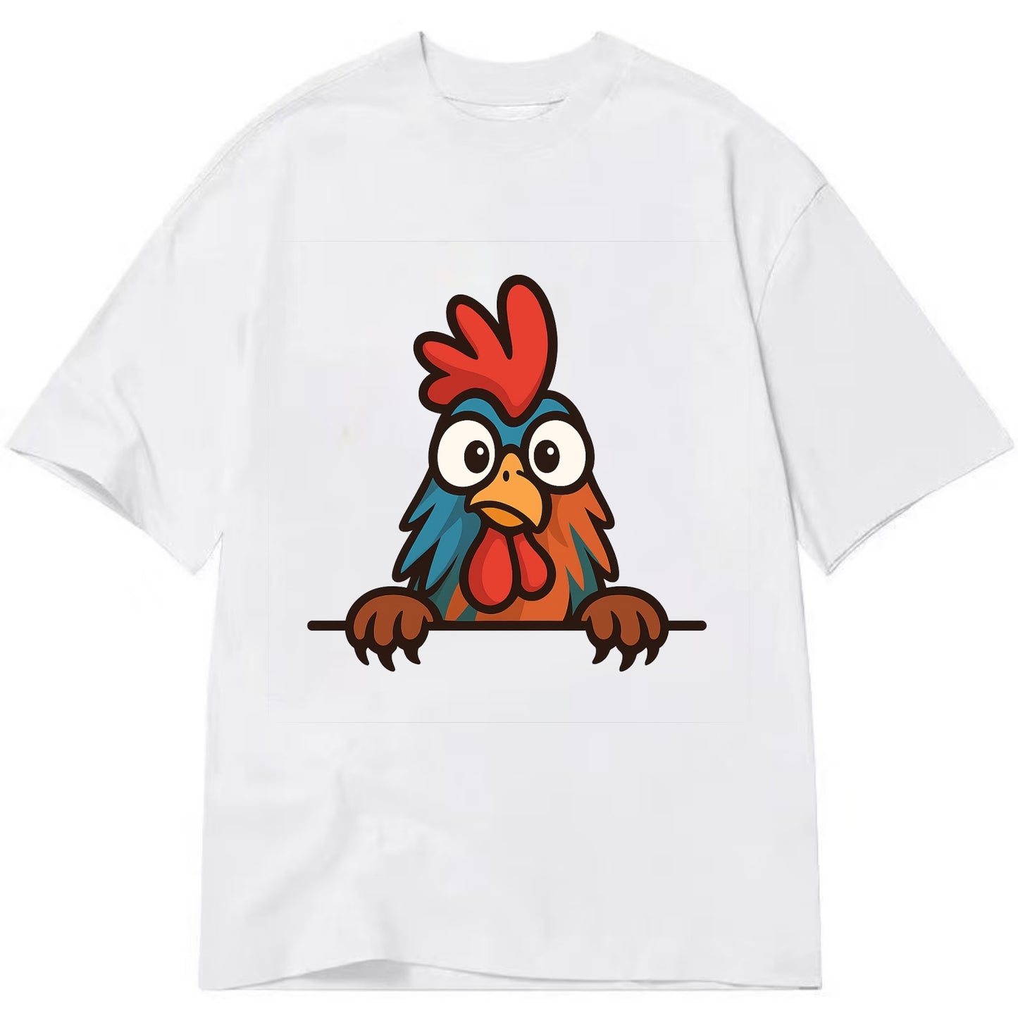 Rooster  - Classic T-shirt - White