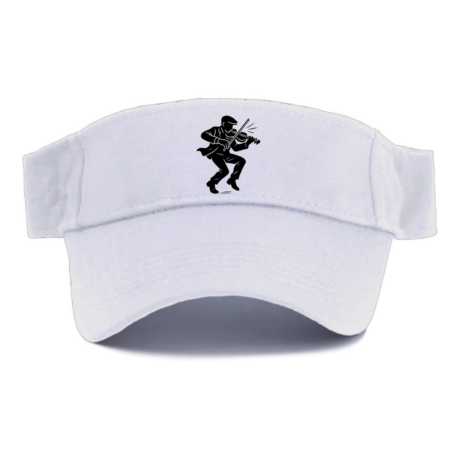 Irish folk musician traditional jig - Visor - White