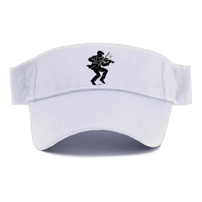 Irish folk musician traditional jig - Visor - White