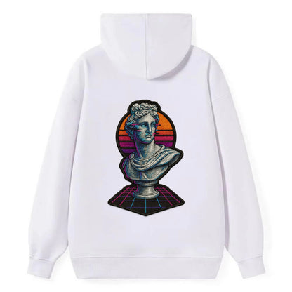 Greek Statue - Classic Pullover Hoodie - White