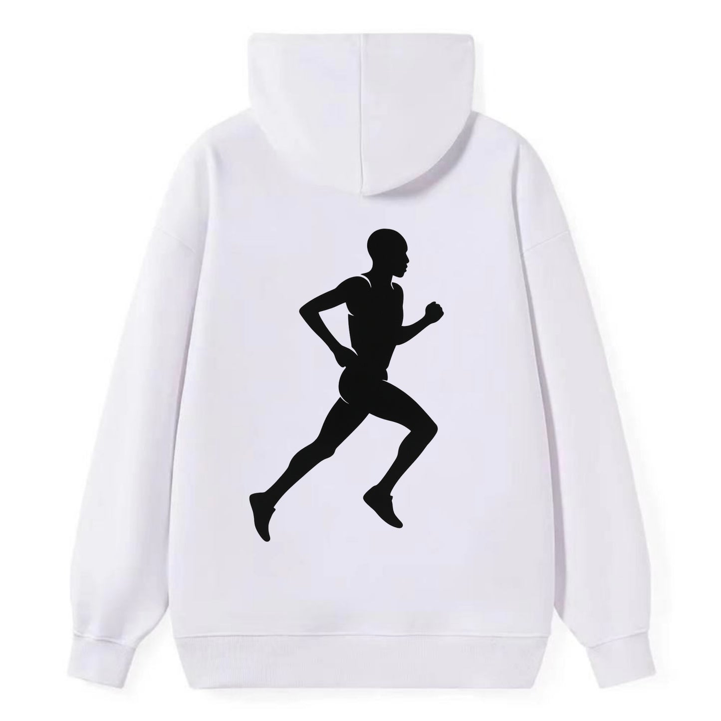 Kenyan distance runner stride - Classic Pullover Hoodie - White