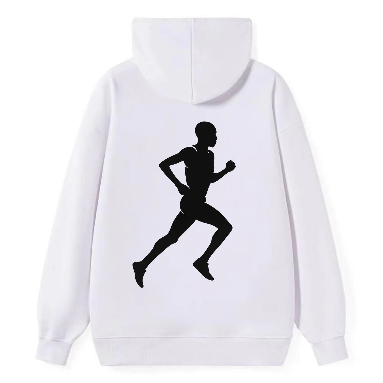 Kenyan distance runner stride - Classic Pullover Hoodie - White