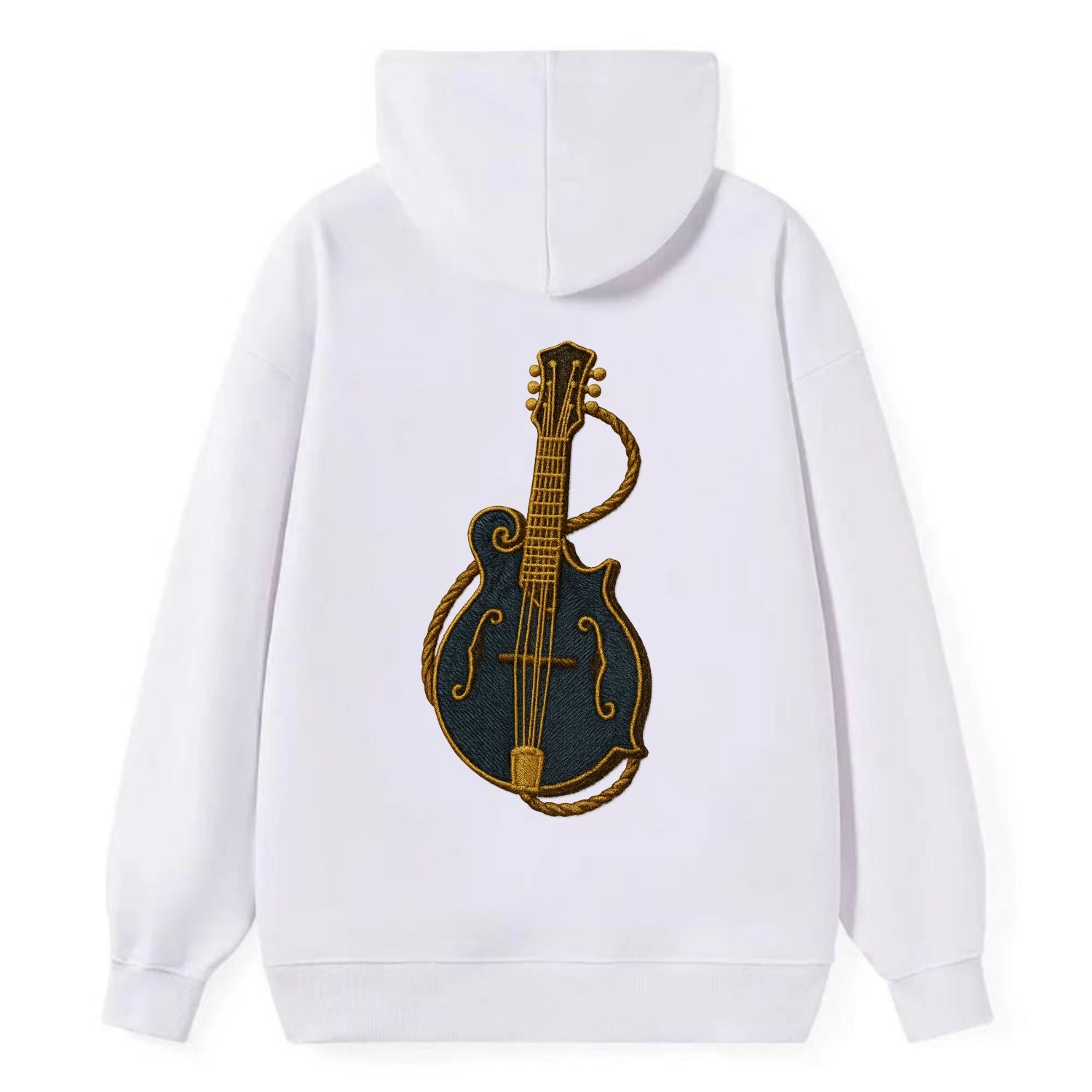 Mandolin  - Classic Pullover Hoodie - White