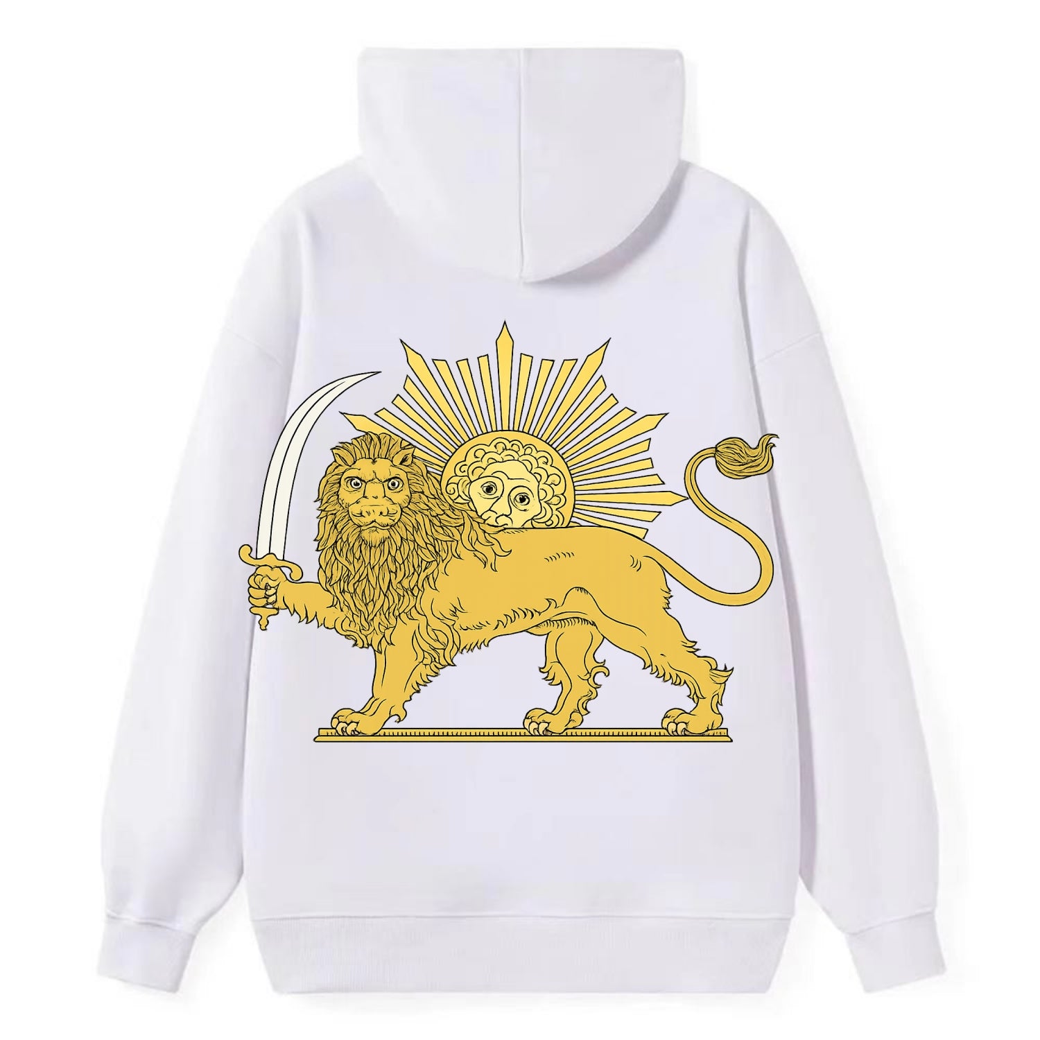 Shir O Khorshid - Classic Pullover Hoodie - White
