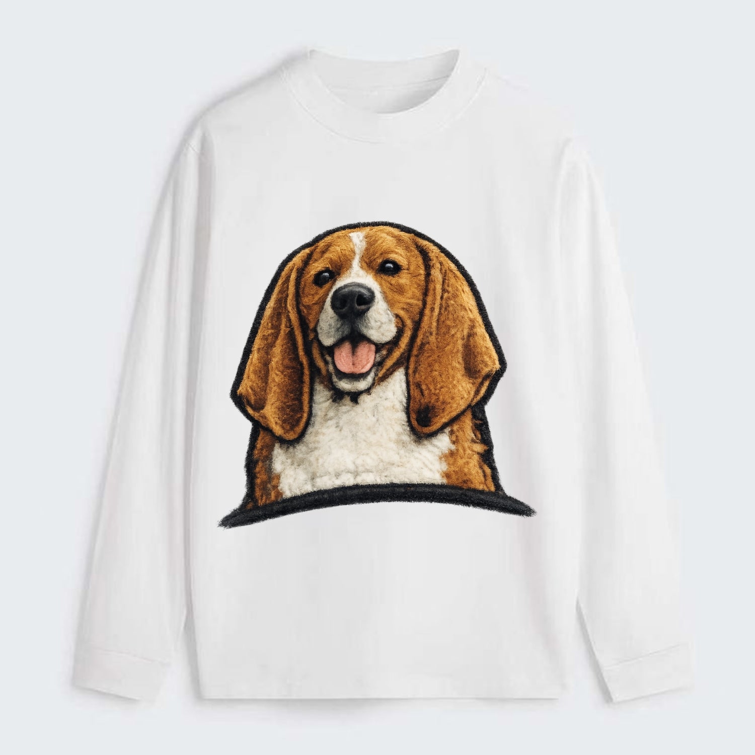 Buddy Beagle - Classic Long Sleeve Shirt - White