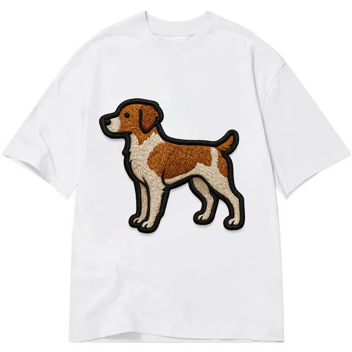 Brittany - Contemporary athletic logo wi - Classic T-shirt - White