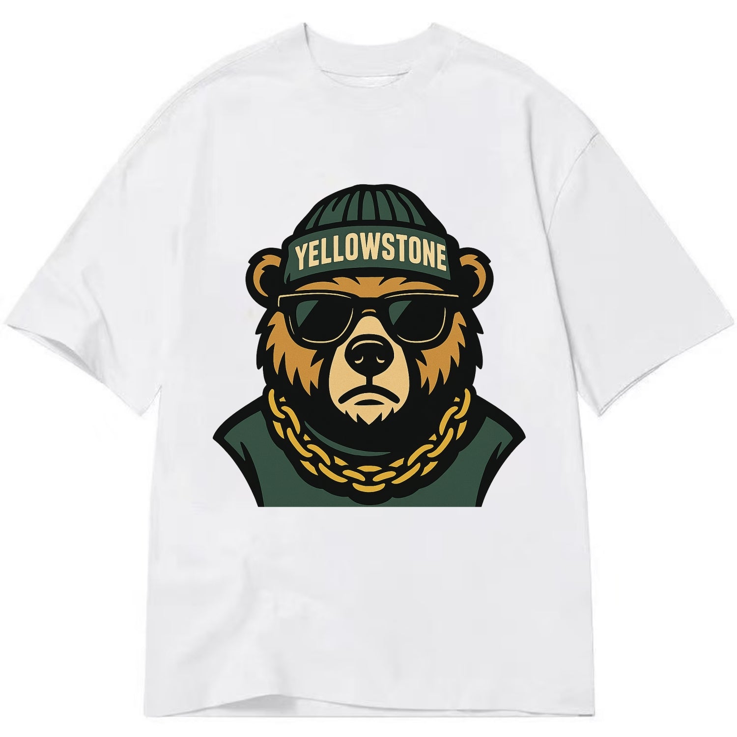 Yellowstone Bear - Classic T-shirt - White