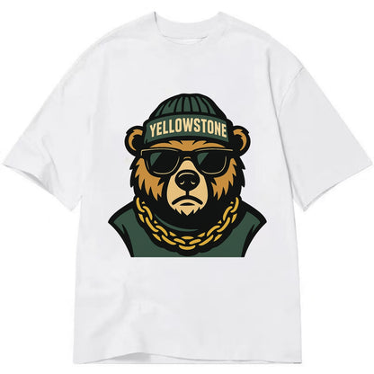 Yellowstone Bear - Classic T-shirt - White