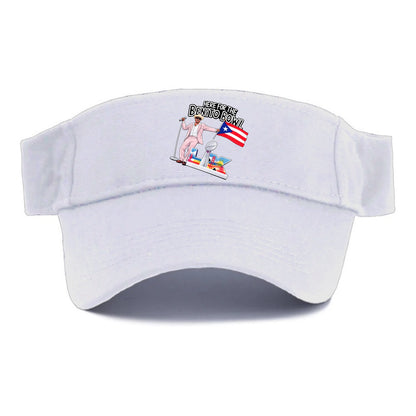Here For The Bento Bowl - Visor - White