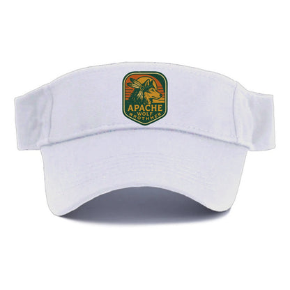 Apache Wolf Brother  - Visor - White