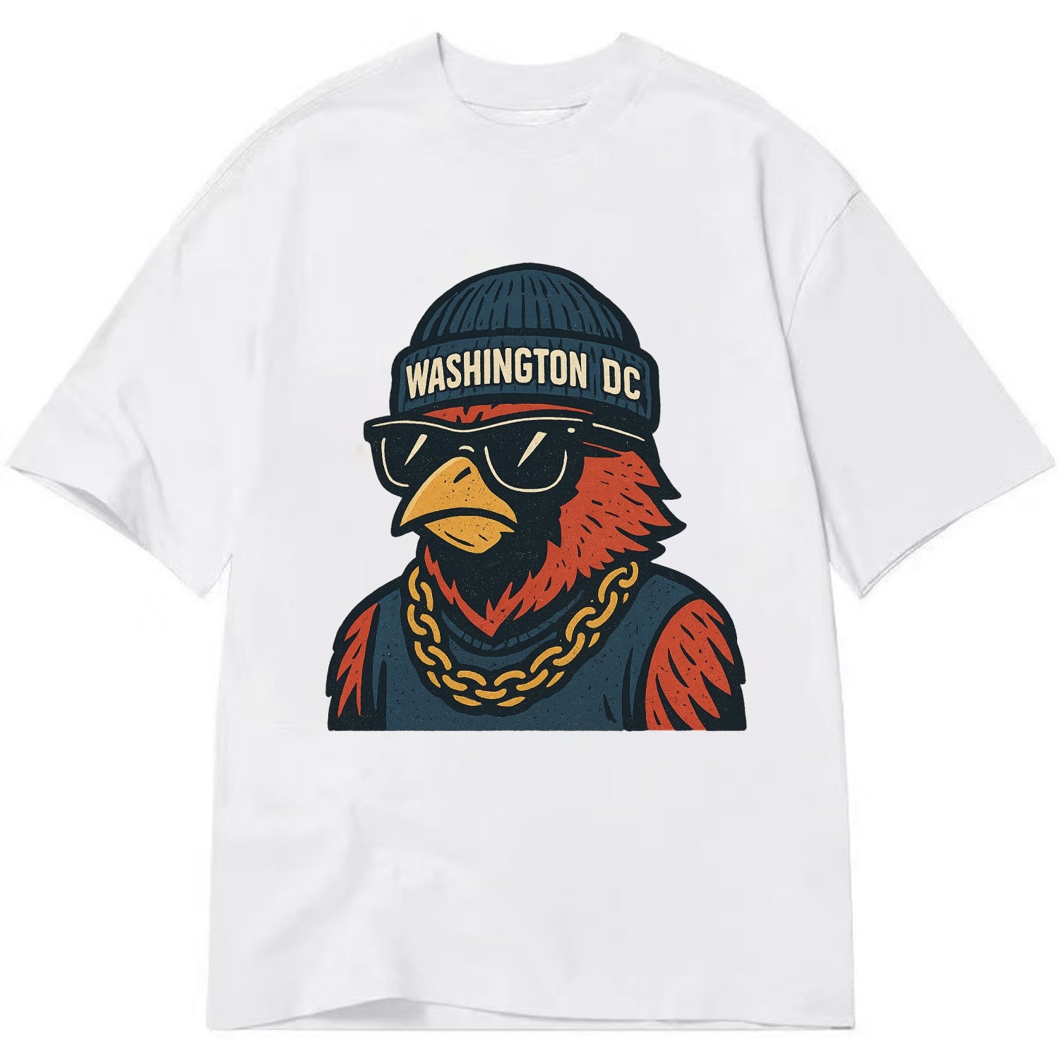 "cardinal" "washington Dc" "dc" "navy" "us East" - Classic T-shirt - White