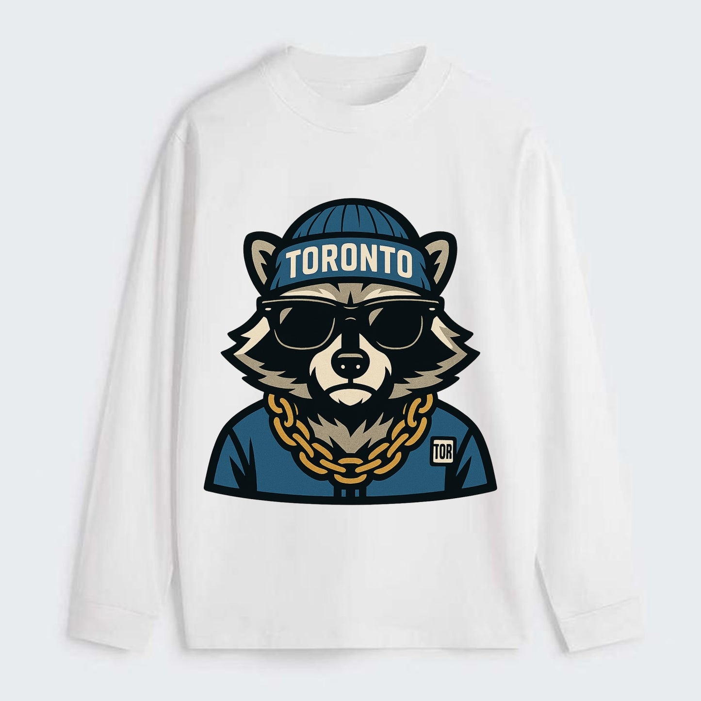 Toronto Raccoon - Classic Long Sleeve Shirt - White